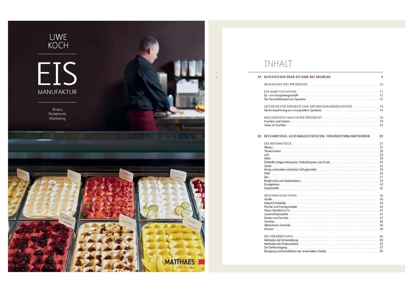 Thumbnail - Eismanufaktur | Uwe Koch | Basics, Rezepturen, Marketing | Buch | 288