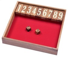 Jackpot Gr. L für 2 oder mehr Spieler - Spielbox 24 x 24 cm - Shut the Box