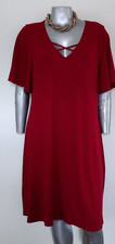 DRESS CUT OUT FRONT NECK SIZE 4XL SHEIN CURVE PULLOVER BELL SHORT SLEEVE MARRON