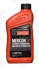 Motorcraft MERCON V Power Steering Fluid XT5QMC Quart for Ford Lincoln Mercury