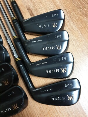 Miura Tournament Blade Limited Forged Black Iron Set 3-PW Rifle