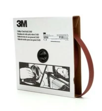 3M 19790 1" x 50 Yards Utility Cloth Roll 314D P120 Grit J-Weight