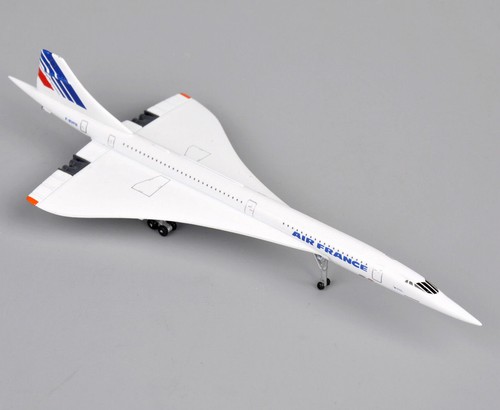 1/400 Concorde Diecast Air France 1976-2003 Aircraft Plane Model Toy Gift - Picture 5 of 12