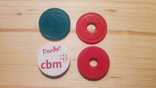 Einkaufswagen Chips - EKW - Korbchip - 4x Verschiedene Plastik Set - Chip (28)