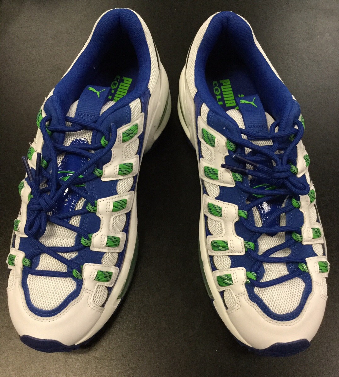 Puma Cell Running Walking Shoe Mens 11 Sneaker Endura Patent White