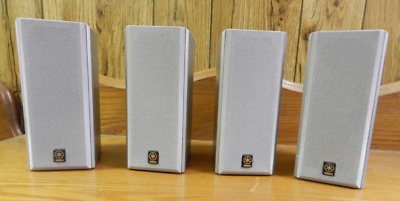 Yamaha SATELLTE SILVER Surround Speakers x 4 (NX-S80S ) 8 OMS