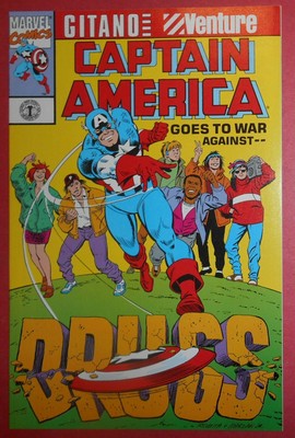 Marvel Comics - Captain America Goes To War Against Drugs - 1991 | eBay