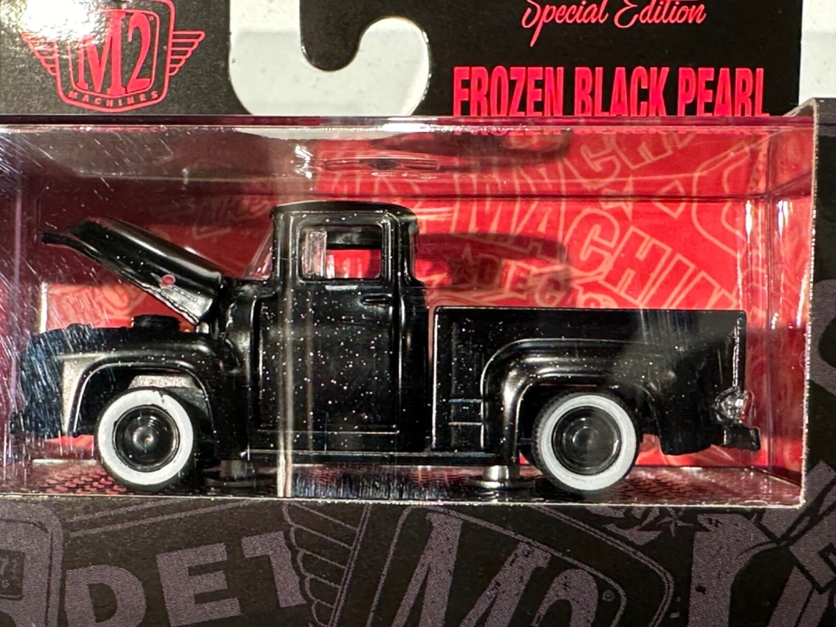 ミニカー M2MACHINES M2 MACHINES, FROZEN BLACK PEARL SET OF 6 WITH FUNNY CAR CHASE