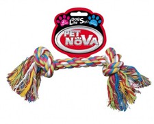Hunde Seil Baumwollknoten Knochen Knoten ca. 20cm Spielzeug bunt Hund Knotenseil