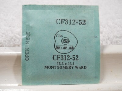 GS CF312-52 Watch Crystal Fit Montgomery Ward - 13.3 x 13.1 mm - Replacement