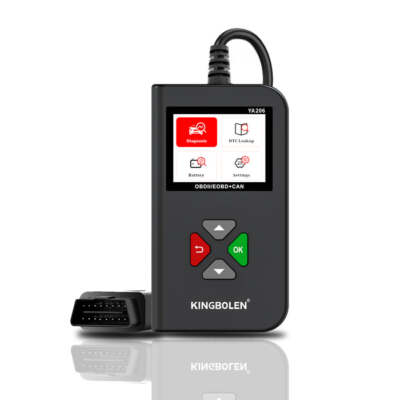 YA206 Auto OBD Code Reader OBD2 Scanner Car Check Engine Fault Diagnostic Tool