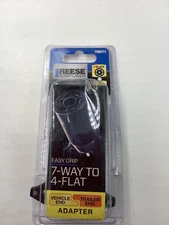 QTY 3 Reese Towpower Easy Grip 7 Way Round To 4 Way Flat Adapter 7460711