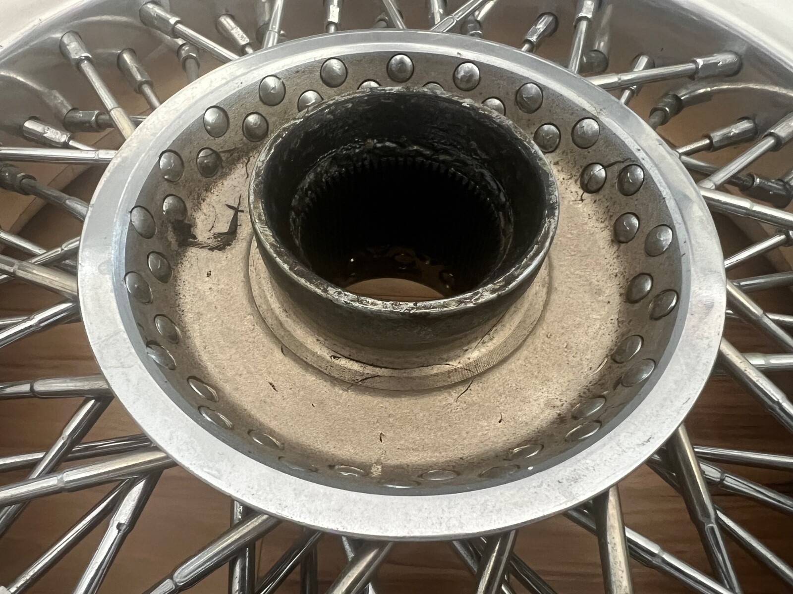 Ruote Borrani Milano RW3874 14x6.5 K Ferrari 330 32RS Wire Wheel GTO GTC GTS rim