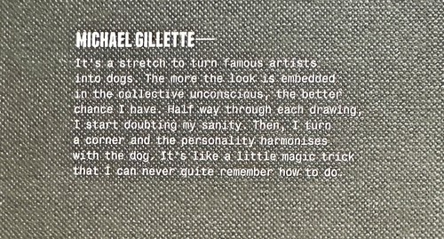 "PACK OF DOGS" Drawings by Michael Gillespie 2020. Musicians and dogs in harmony - Bild 11 von 12