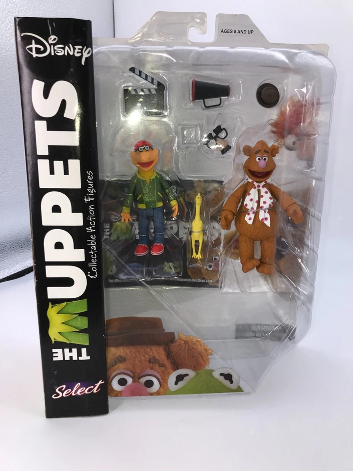 Figura de acción The Muppets Select Series 1 Fozzie Bear & Scooter Foto 2 de 4