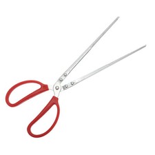 Snake Feeding Tongs Stainless Steel Extra Long 15" Straight Design Silver Tone