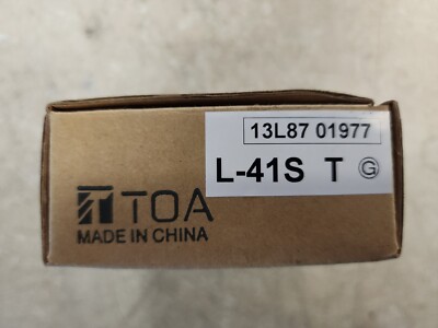 TOA L-41S T Line Matching Input plug-In, L-41S T  - NEW OPEN BOX