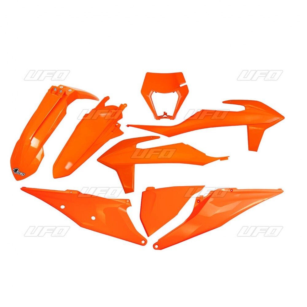 Plastique UFO KTM EXC pour remplacer les carénages rayés après une chute