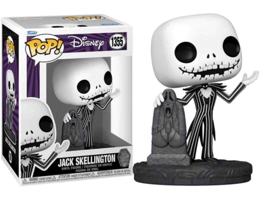 Nightmare Before Christmas Jack Skellington with Gravestone Pop! Funko n° 1355