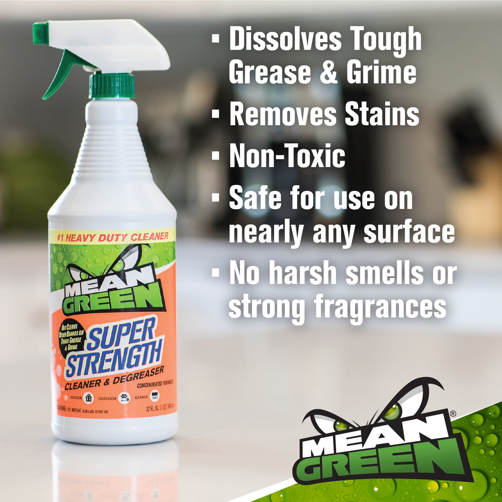 Mean Green Super Strength Cleaner & Degreaser, 128 Ounce 720547731006