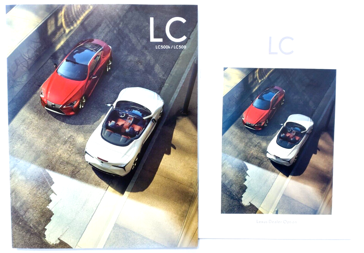 Lexus LC500h LC500 Brochure Dealer Option Catalog set Japanese