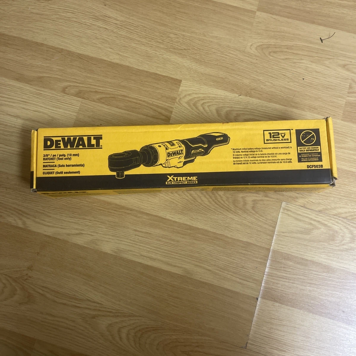 DeWalt XTREME 12 V Max Brushless 3 8 in Drive Cordless Ratchet