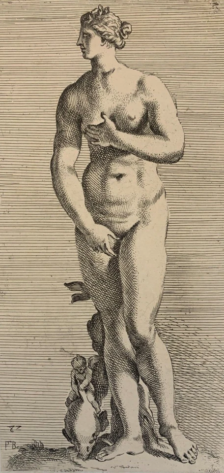 Portrait Nu Femme Mythologie Divinité Bacchus Ange Satyre Nymphe Déesse - Photo 4/4