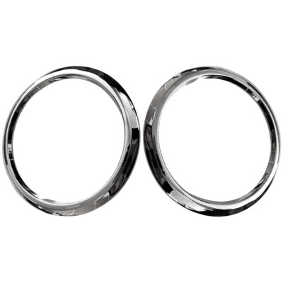 2Pcs Front Fog Light Lamp Ring Chrome Frame Fit For Levante 2018-2020 670065940