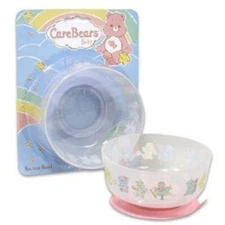 Girls Care Bears Baby BPA Free Suction Bowl Won't slide, 6 Month old Pink NEW