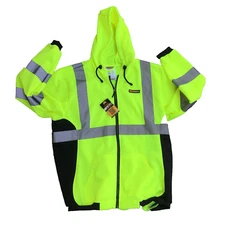 KwikSafety ROGUE Safety Jacket for Women 2XL Class 3 Fleece Hoodie