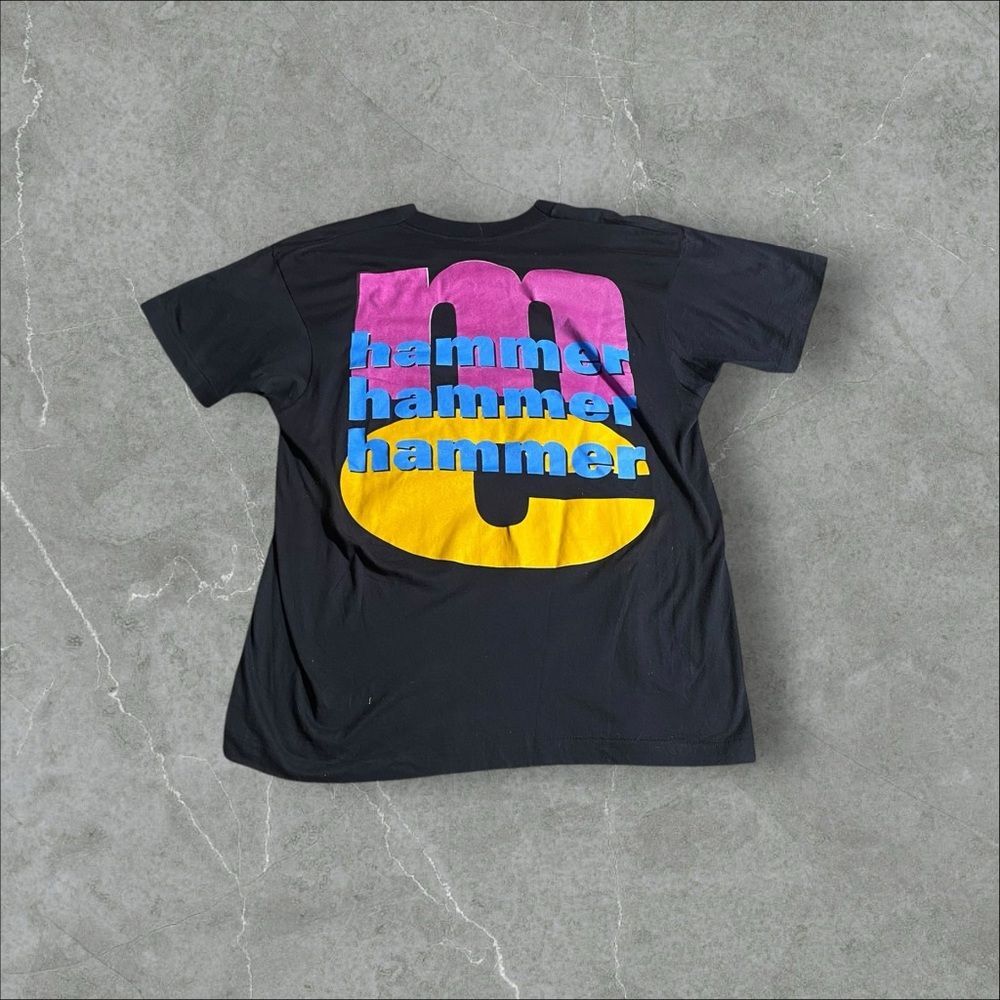 Vintage MC Hammer Shirt Mens XL Black 90s Rap Tee Winterland 1991