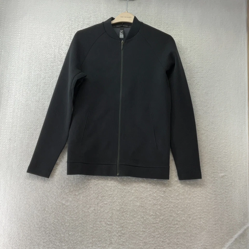 Chaqueta Bomber RYU Ethos Para Mujer Talla XS Negra Cremallera Completa Mangas Largas Bolsillos Foto 2 de 4