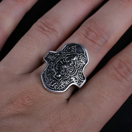 DS Ring Collection Ring of Steel Protection Cosplay Dark Handmade Ring Size 9 - Bild 2 von 11