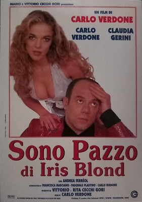 Cartolina Sono Pazzo Di Iris Blond Cinema Film 1996 Carlo Verdone Claudia Gerini