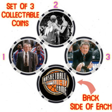 BILL FITCH - BASKETBALL HALL OF FAME - COLLECTABLE COIN SET