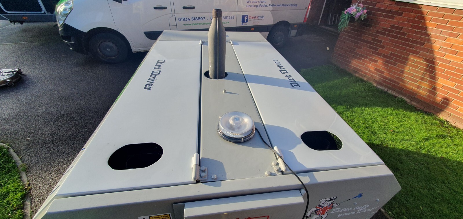 Commercial Industrial Jet Washing Steam Cleaning Business Trailer Steam