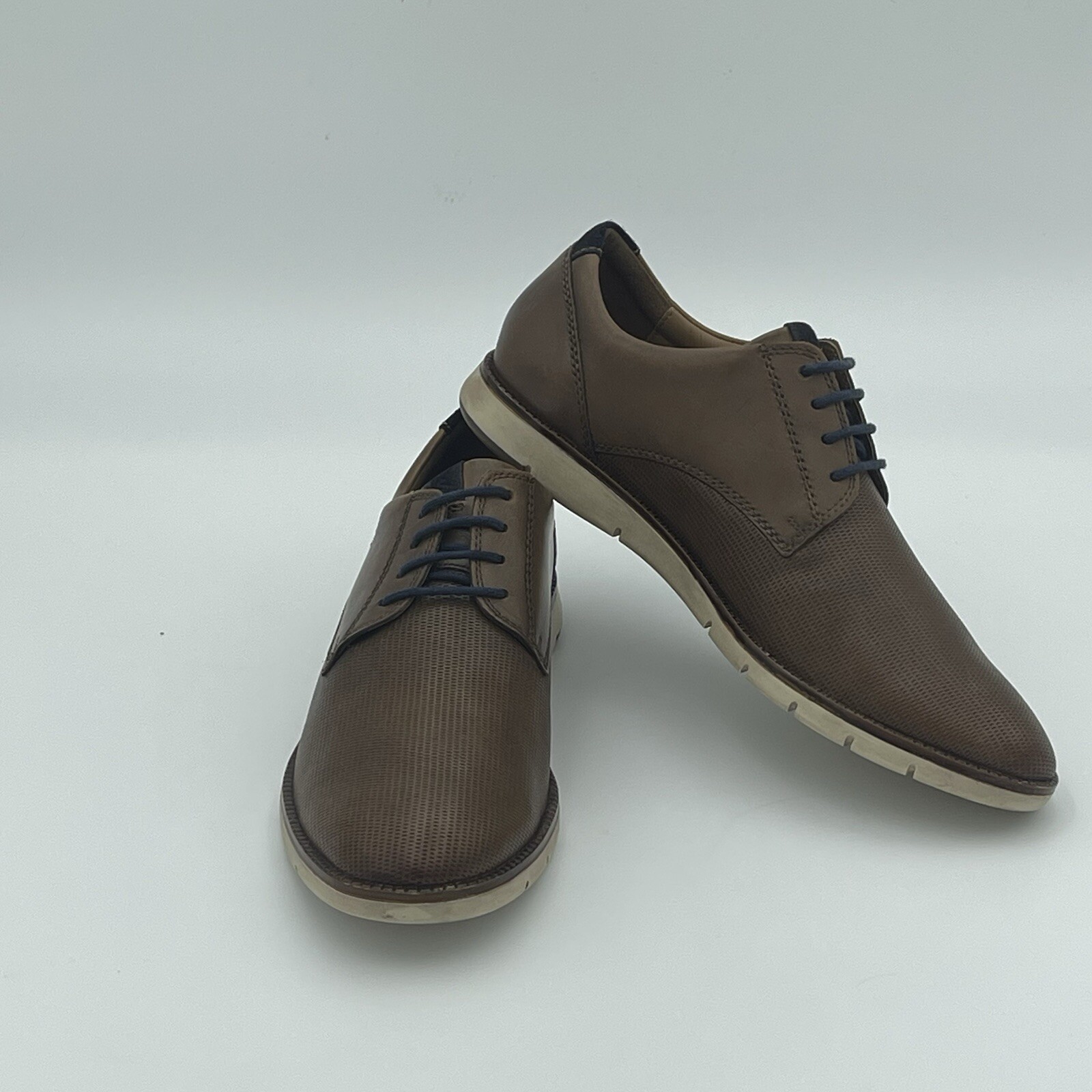 SAOLA Scarpe eleganti Josef Seibel da uomo Tyler 09 Derby in pelle combinata cammello taglia 7 5 8