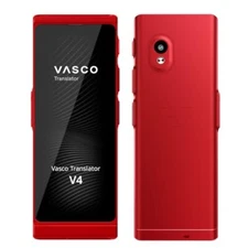 Vasco Translator V4 Ruby Red Language Device 108 Languages Lifetime Free Data