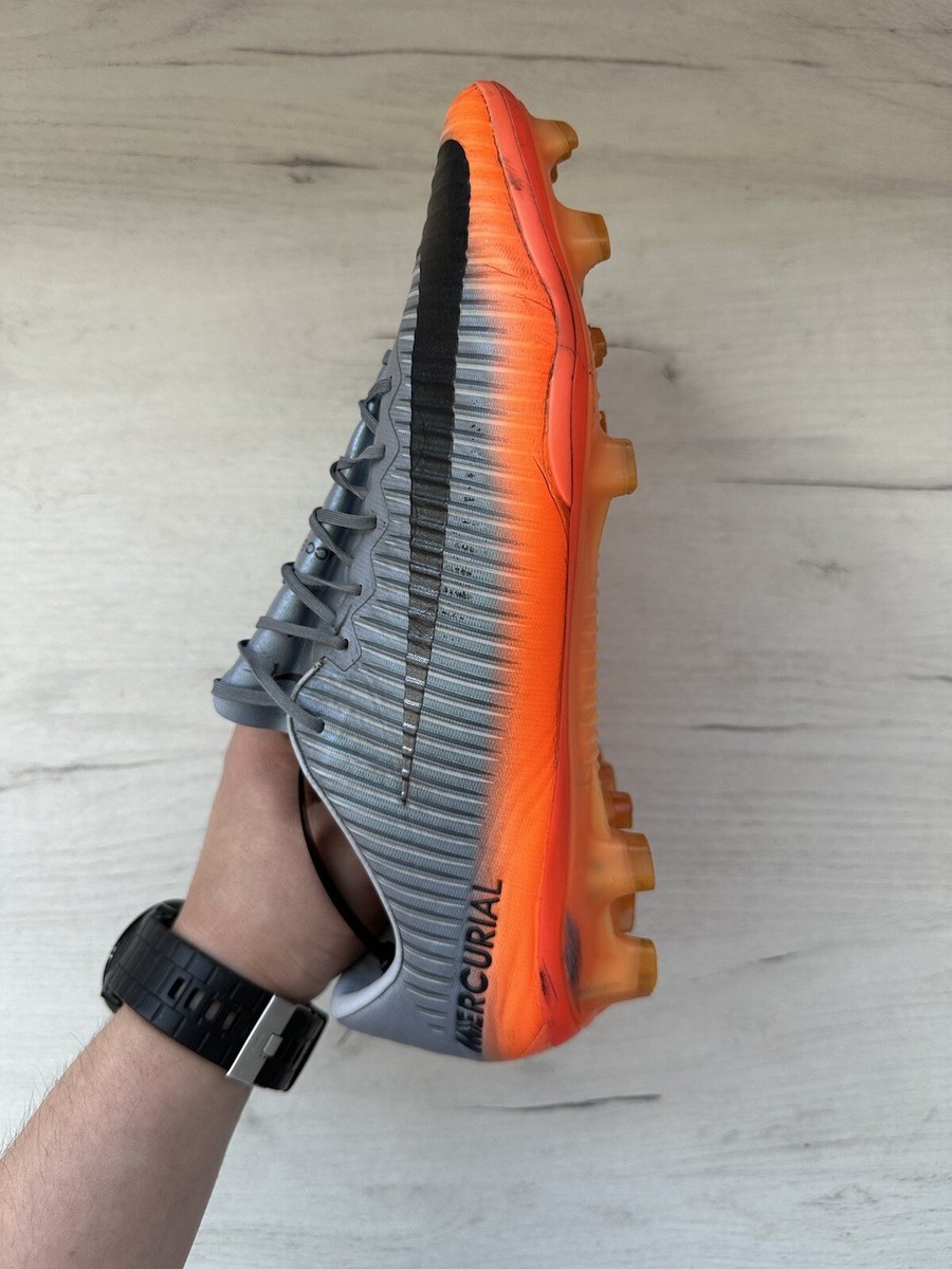 Nike Mercurial Vapor 11 Gray Orange Metallic Football Soccer Nike Mercurial Vapor 11 Gray Orange Metallic Football Soccer