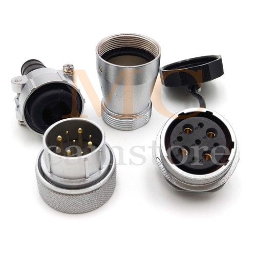 WEIPU WF28 9Pin Panel Mount Aviation Connector,Electrical Power Wire Connector - Foto 6 di 7