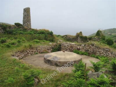Foto 6x4 restaurierte Erzwaschgrube bei Porthmeor Valley Mine Das alte Wasser um 2009