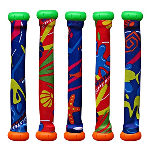 5X Underwater Diving Toys Dive Ring Sticks Swimming Pool Training Toy Game Kids