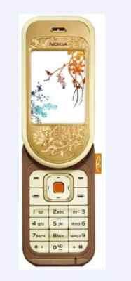 Original Unlocked NOKIA 7373 Mobile Phone & Russian keyboard and