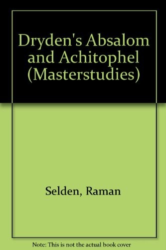 Dryden's "Absalom and Achitophel" (Masterstudies) By Raman Selde - 第 1/1 張圖片