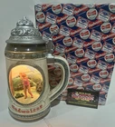 Vintage 1998 Budweiser Golfing Stein Nitelite Light Up Beer Sign Enesco - NOS