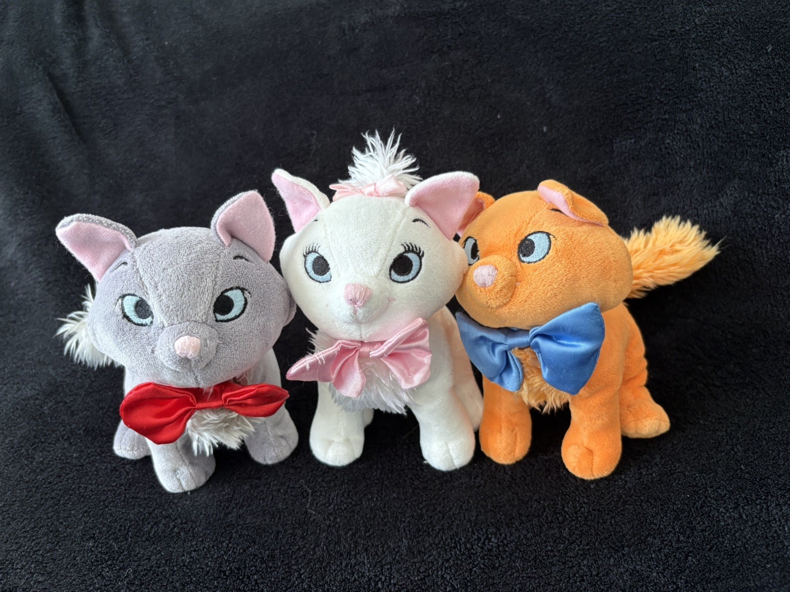 7” TOULOUSE, BERLIOZ & MARIE ARISTOCATS Disney Store Exclusive | Soft Plush Toys