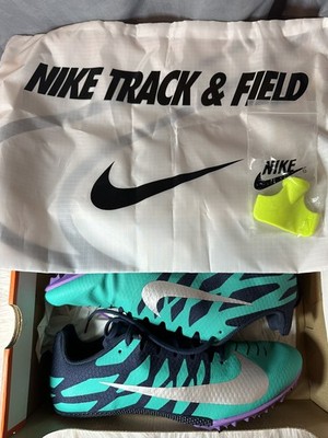 Nike Zoom Rival S9 Track & Field Obsidian/Emerald Spikes - 907564-406 - Men 10.5