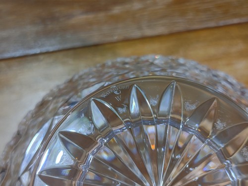 Vtg. WATERFORD Crystal Seahorse Bowl 6.5"× 8.75" - Picture 3 of 5