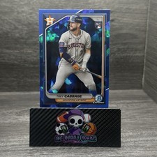 2024 Bowman Chrome Sapphire Edition - Trey Cabbage #100 (RC) Houston Astros