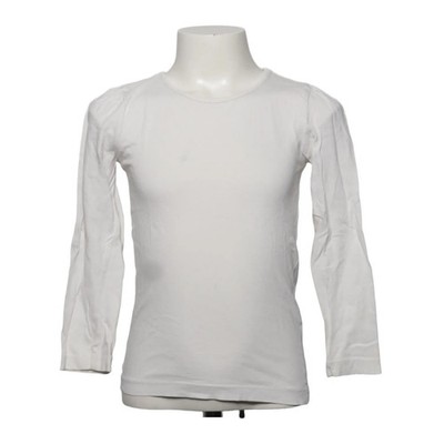 KappAhl, Langarmshirt, Größe: 110, Weiß, Baumwolle, Einfarbig, Mädchen #ESJ